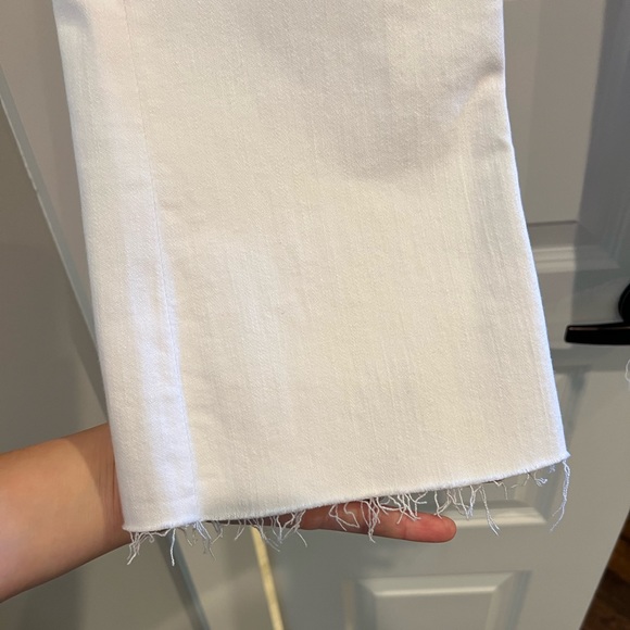 Jcrew White Denim Demi Boot Crop - Picture 9 of 12